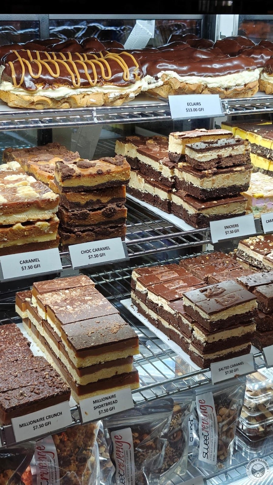 Millionaire Shortbread and Eclairs