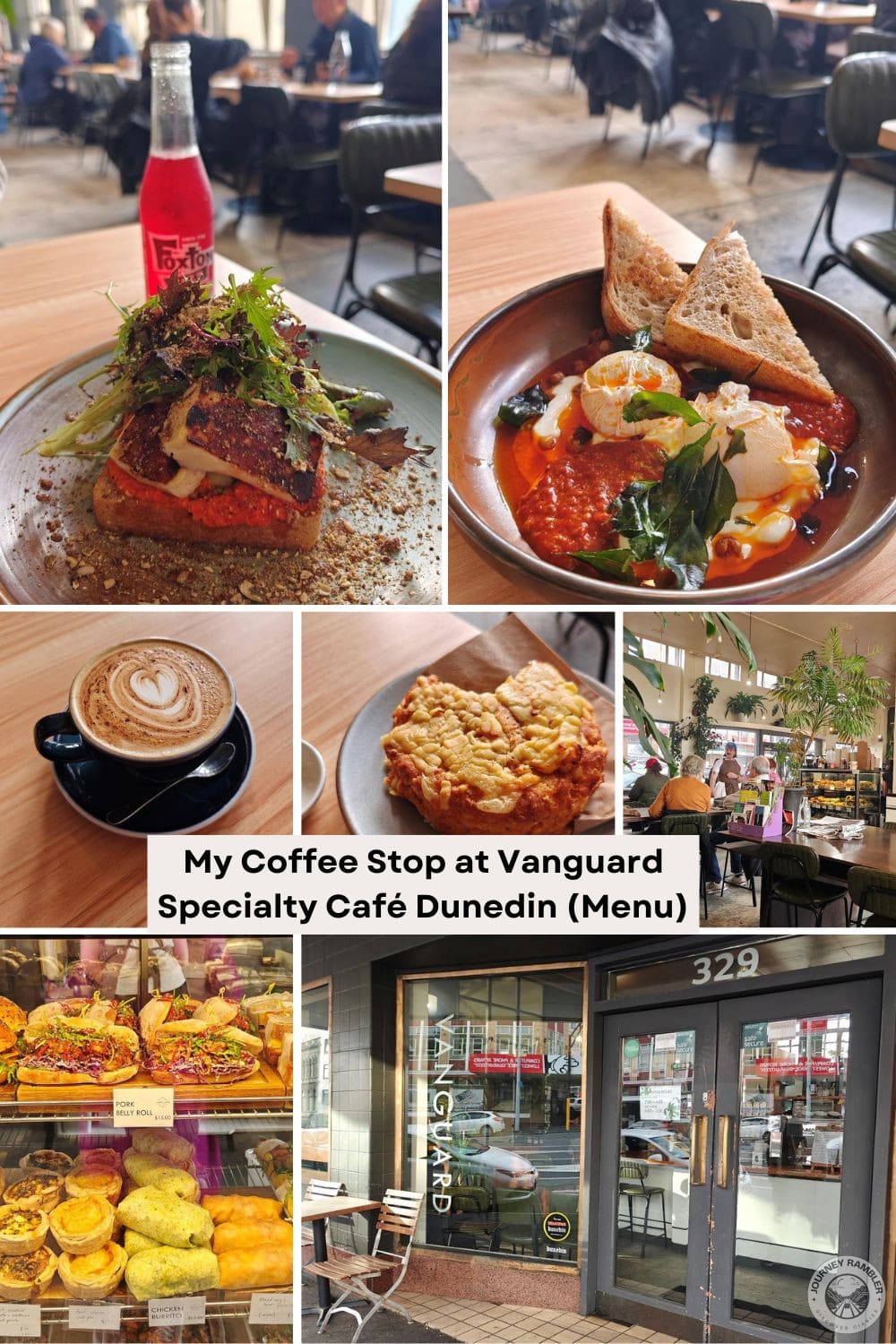 My Coffee Stop at Vanguard Specialty Café Dunedin (Menu)