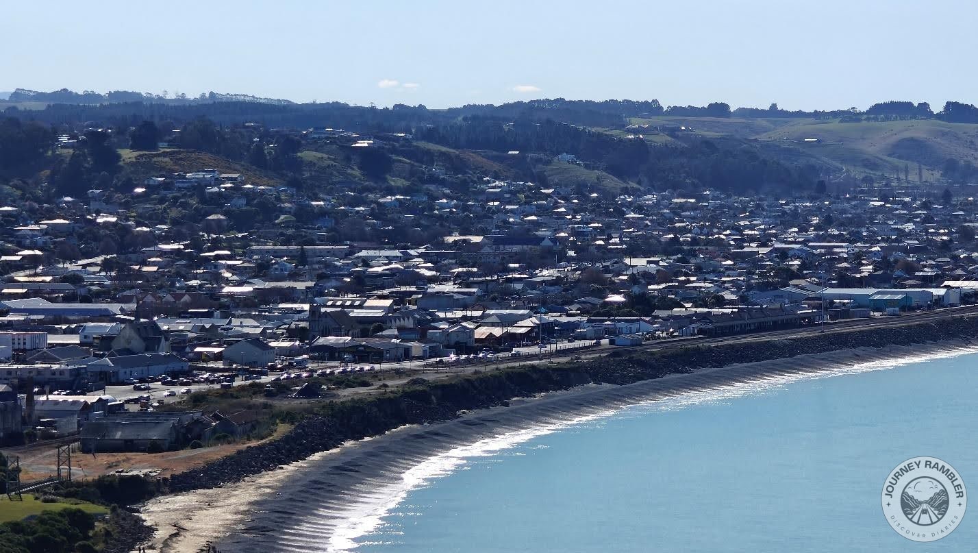 On the other side was the actual city of Oamaru