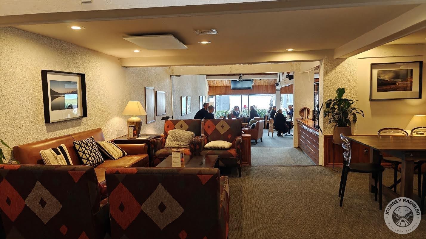 One area had comfortable sofas