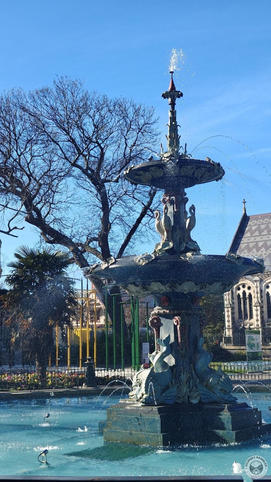 Peacock Fountain is quite old