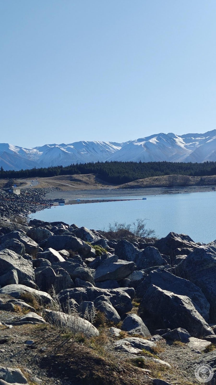 Snowcapped mountains