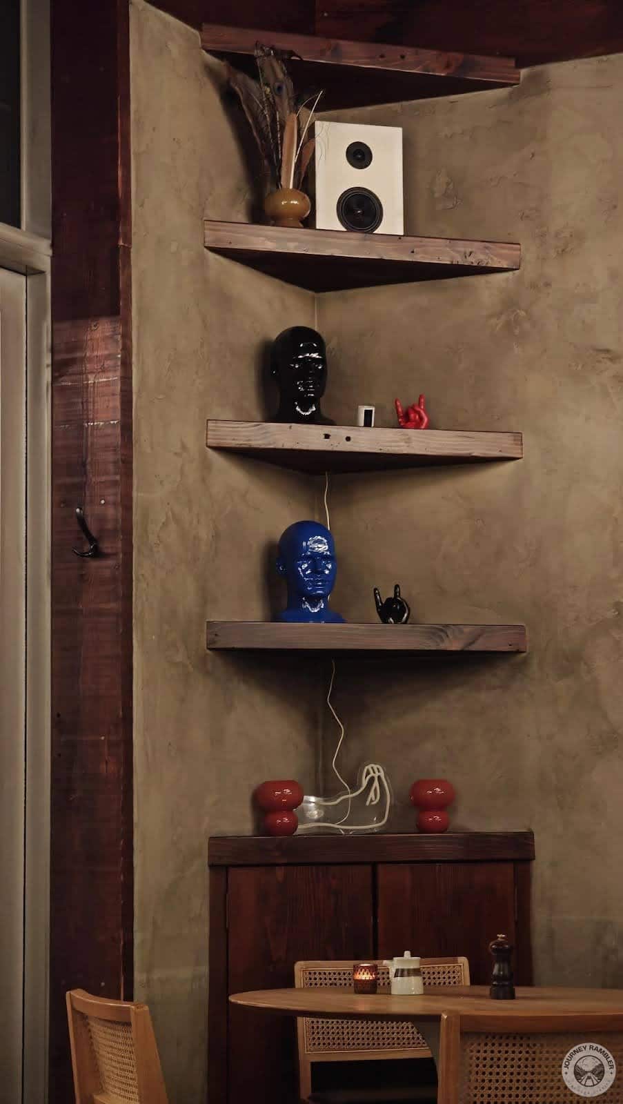 Statues of people’s heads