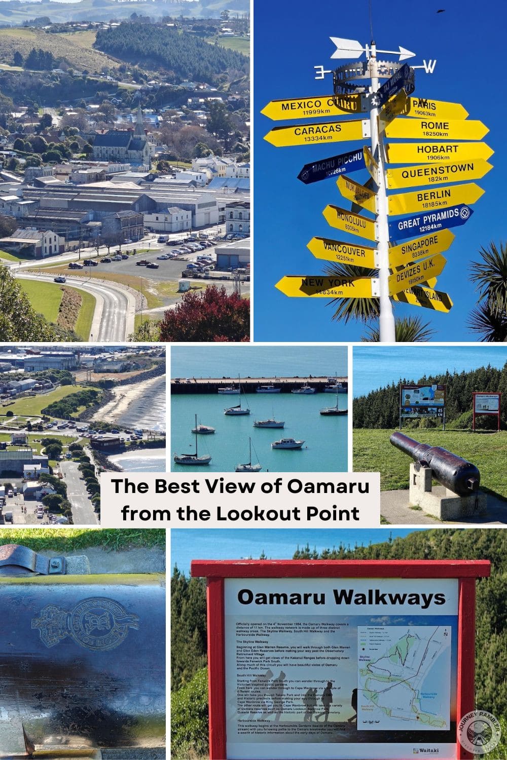 The Best View of Oamaru from the Lookout Point