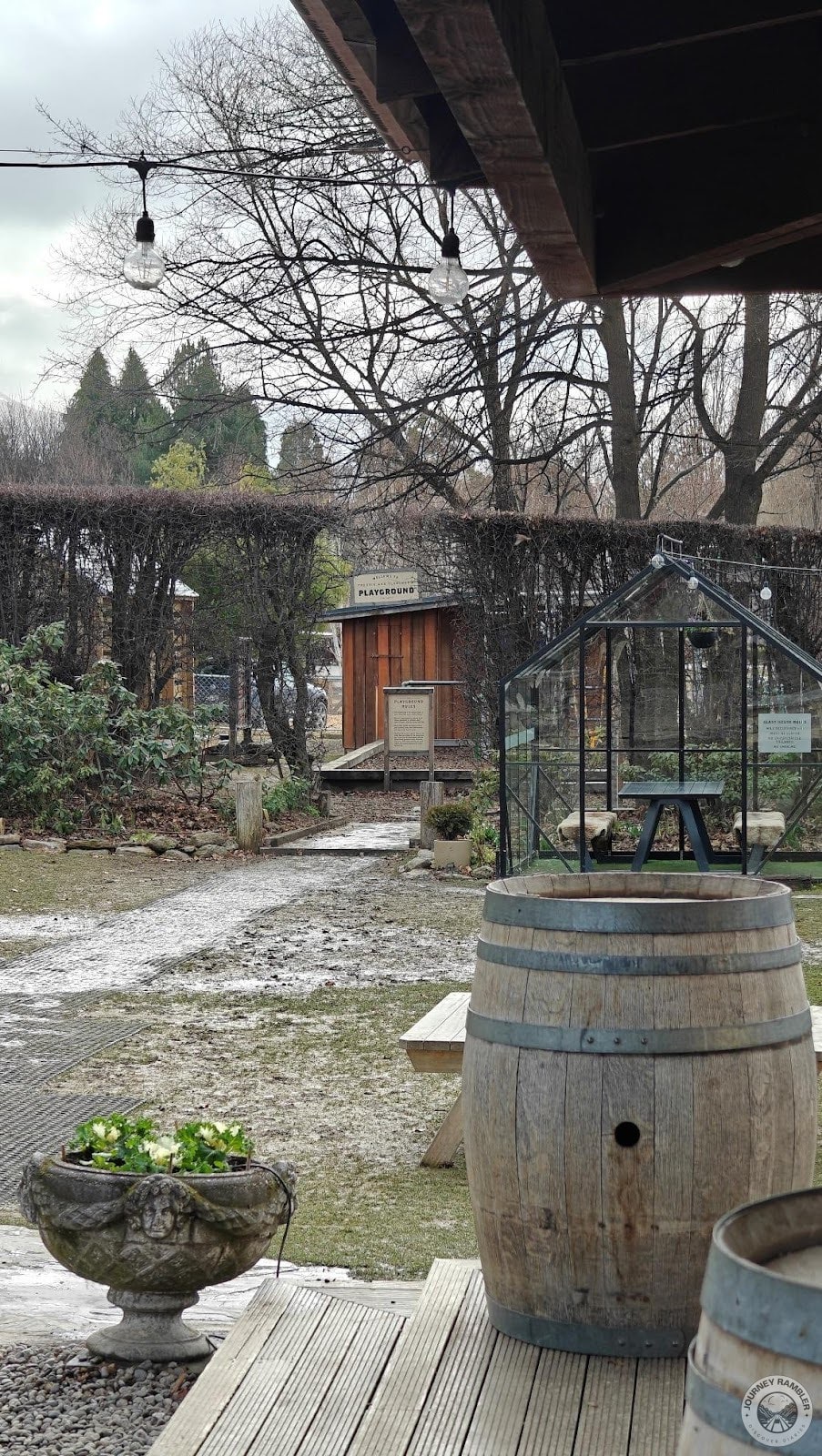 There was frost on the ground