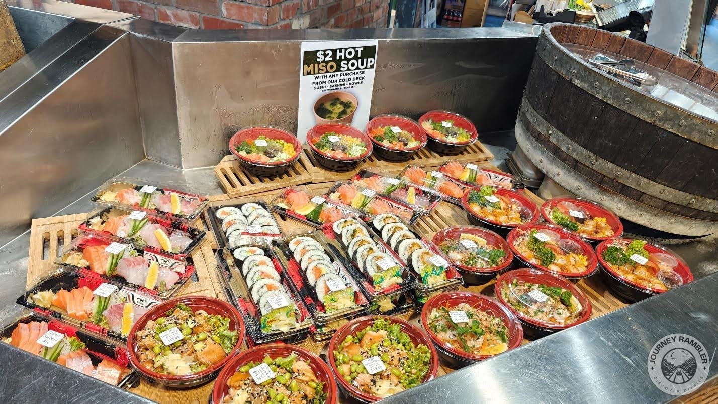 These are called trays and they're part of the Raw and Chilled Bar here at Little Fish Co