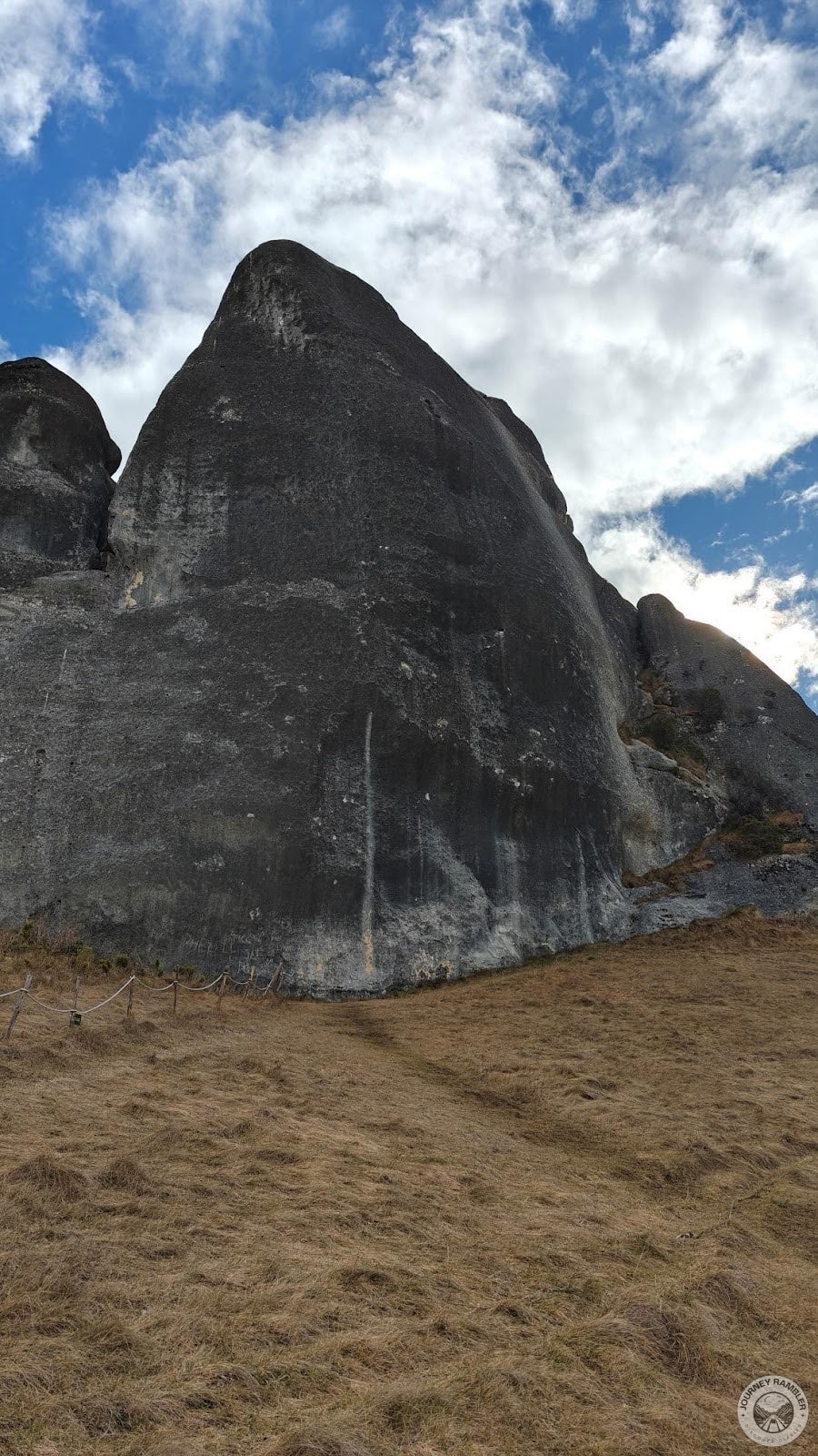 Those white spots are from the chalk those guys use to allow them to grip the rock better