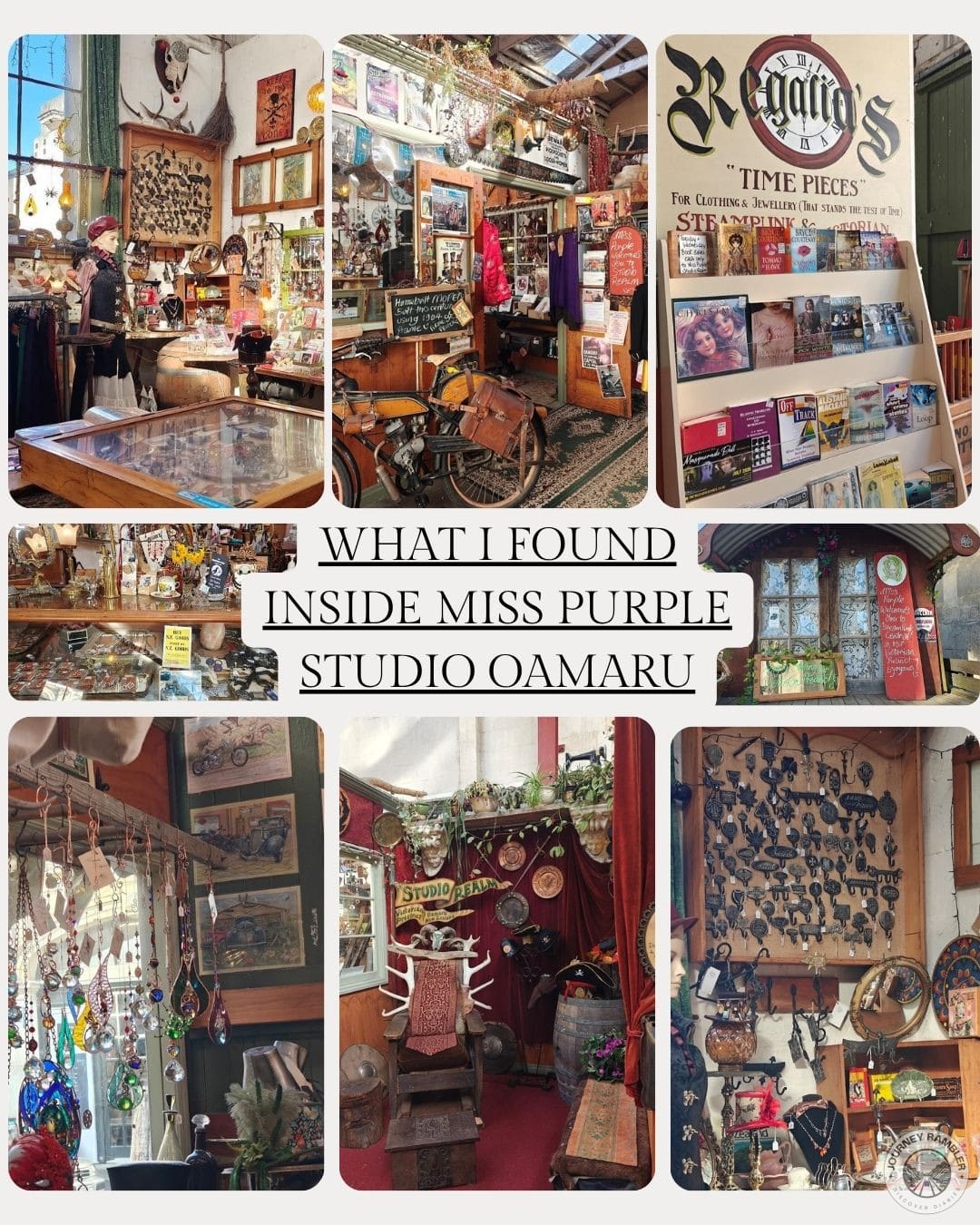 What I Found Inside Miss Purple Studio Oamaru