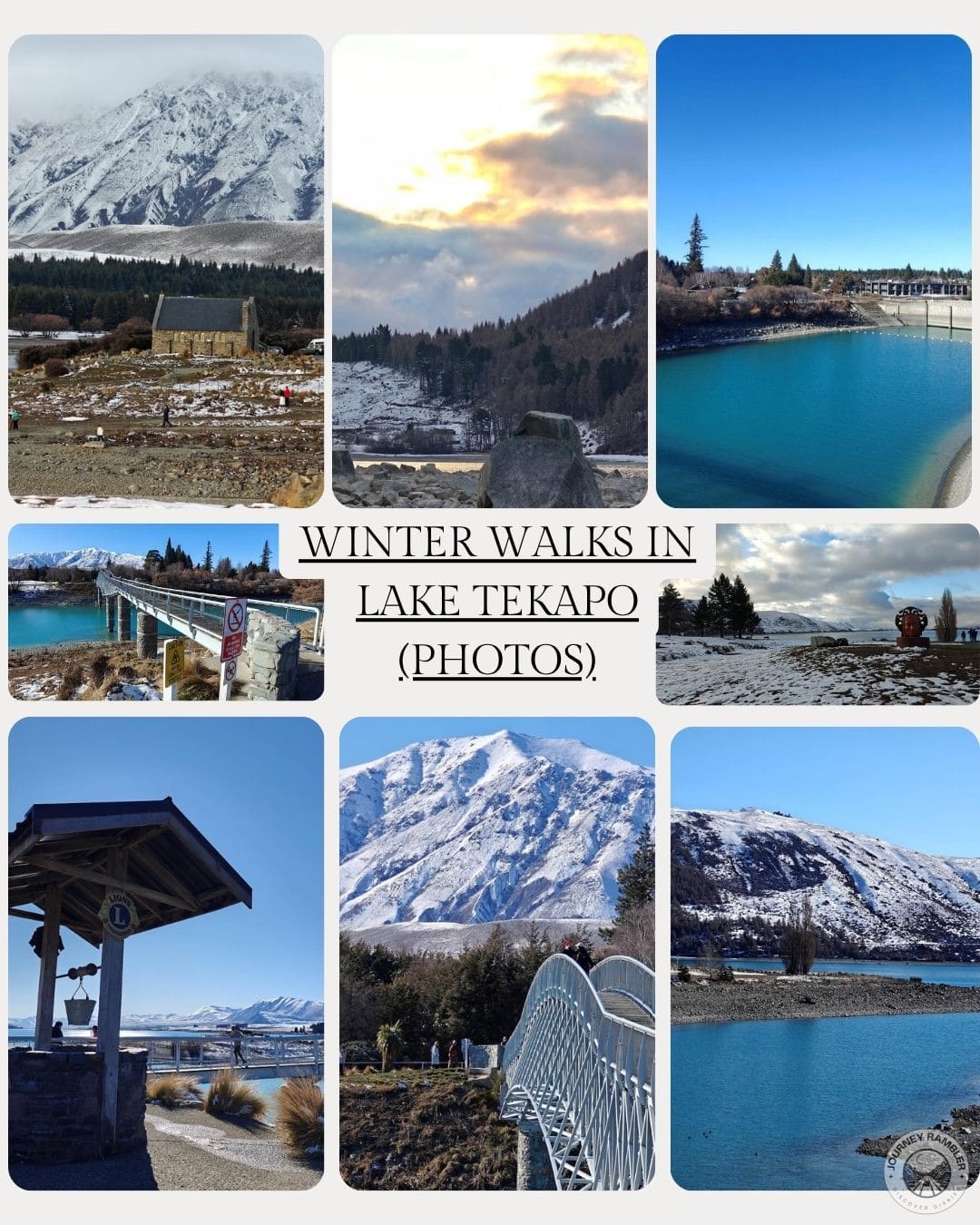 Winter Walks in Lake Tekapo (Photos)