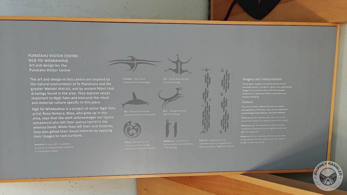 art and designs were inspired by ancient Maori rock drawings
