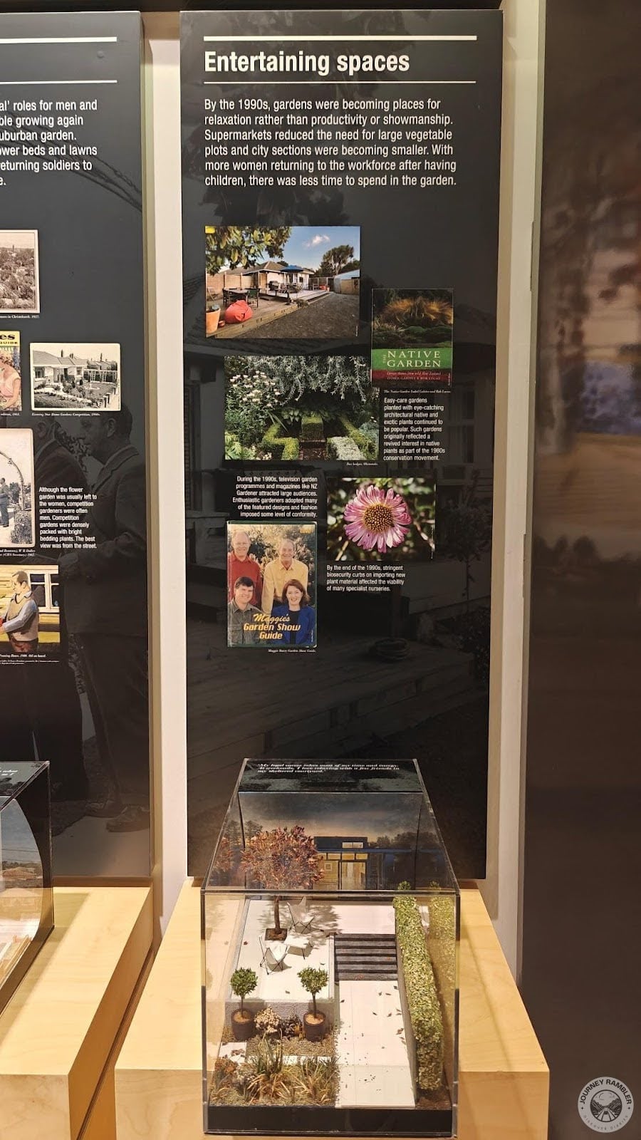 at first the gardens had been used to grow food