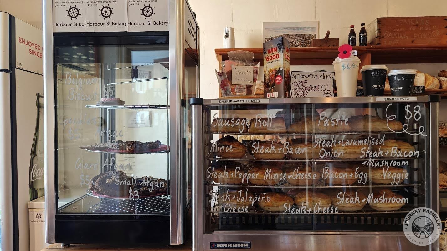 bakery case that was stuffed full of pies