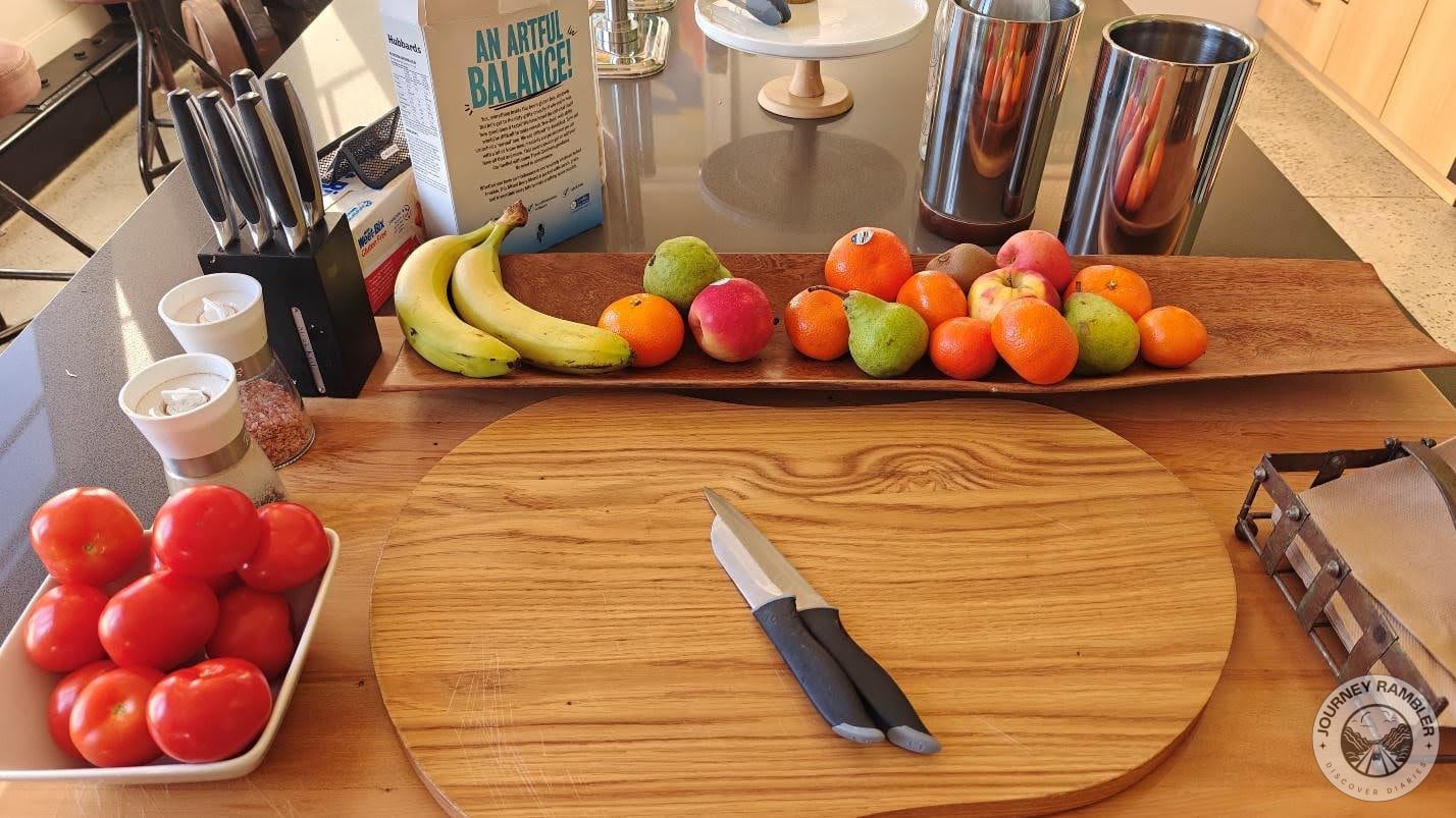 bananas, oranges, apples and pears