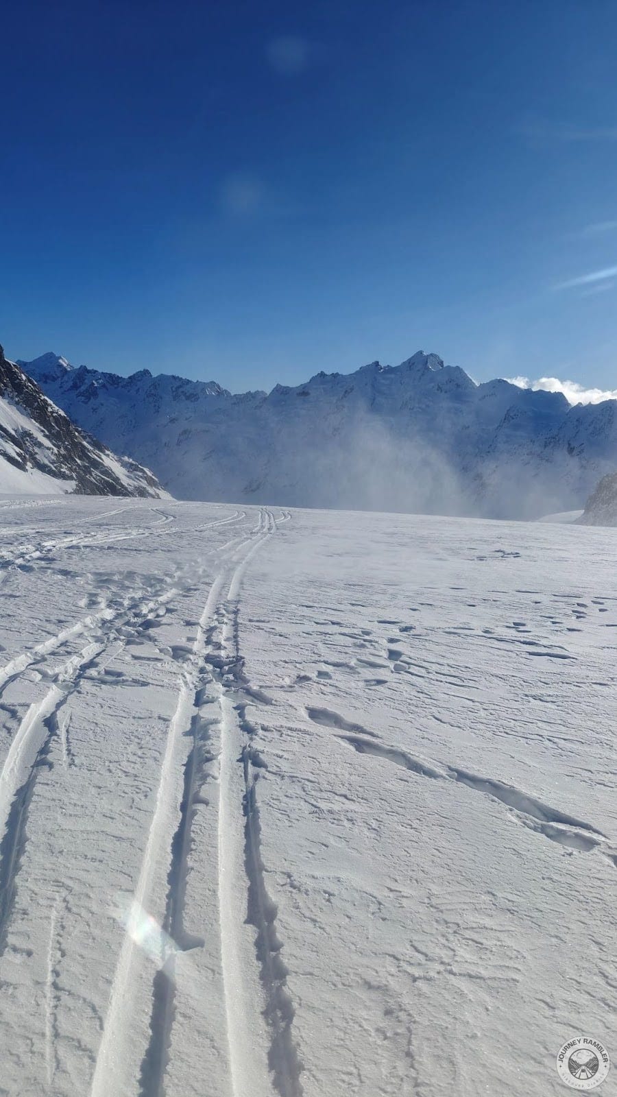 being on that glacier