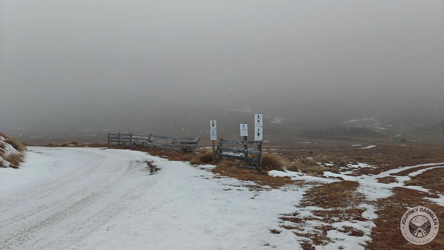 bench at the bottom of the hill
