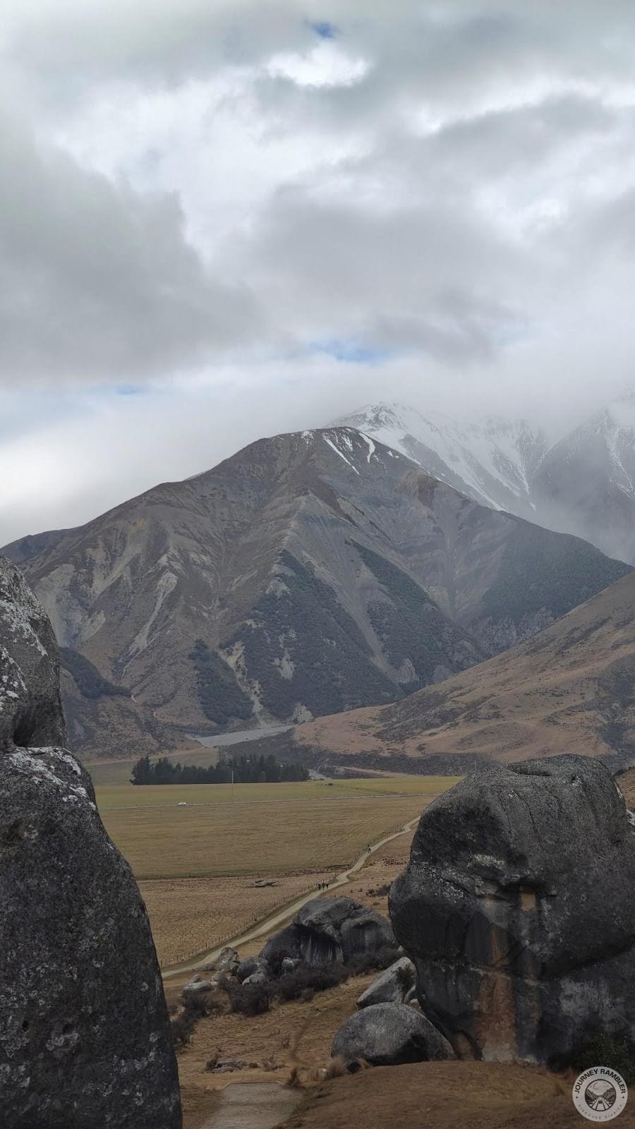 better glimpse of the Southern Alps