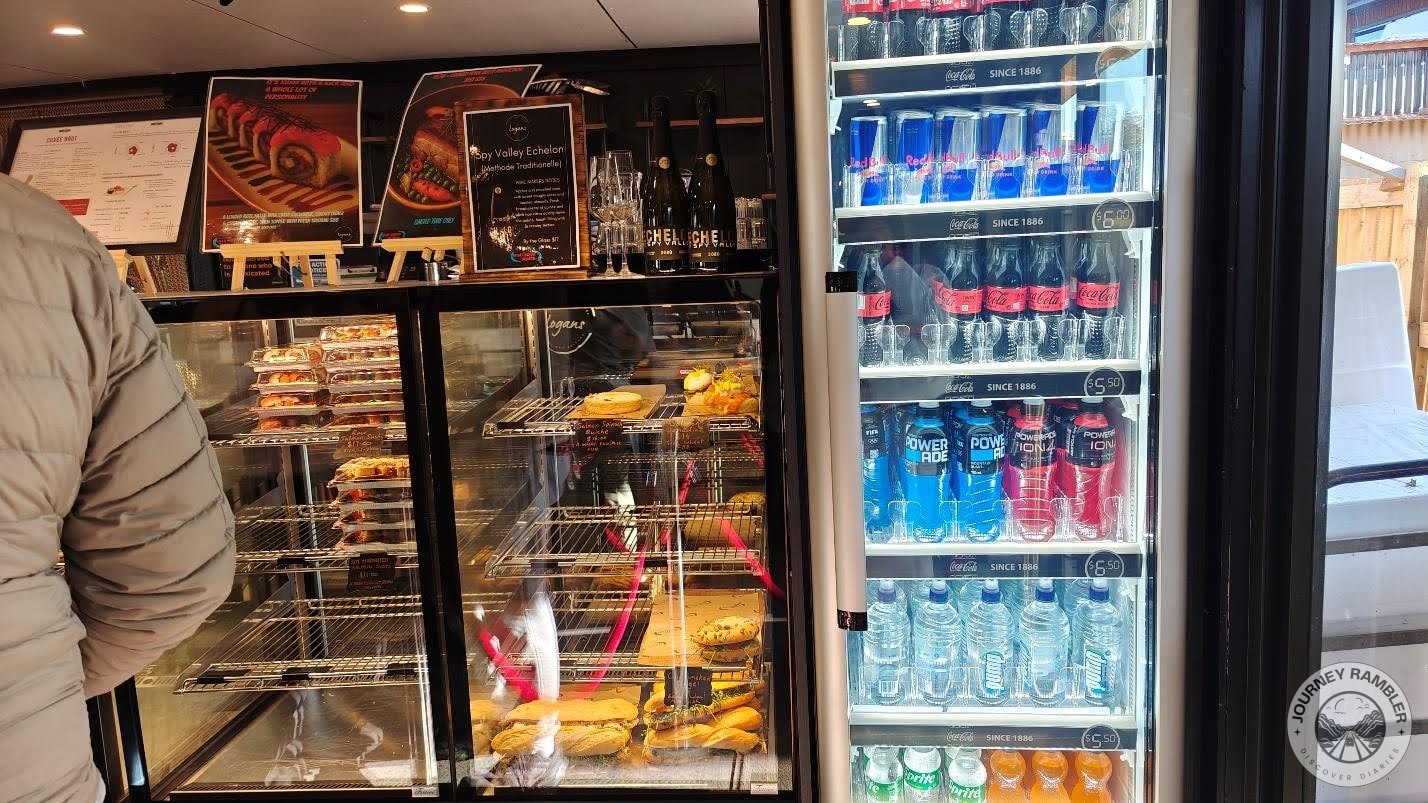 big refrigerator that was stuffed with cold drinks
