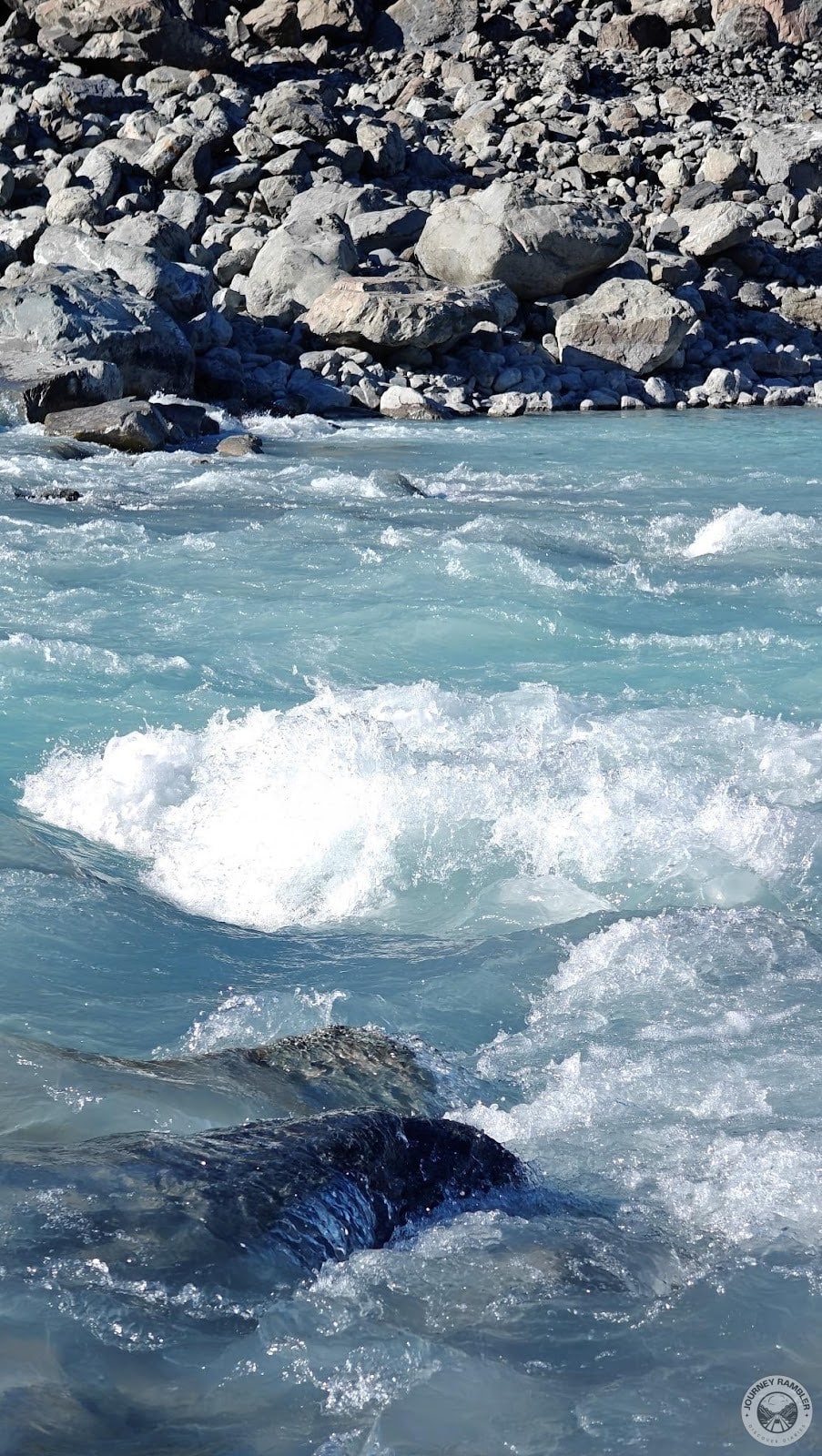 big, rushing river