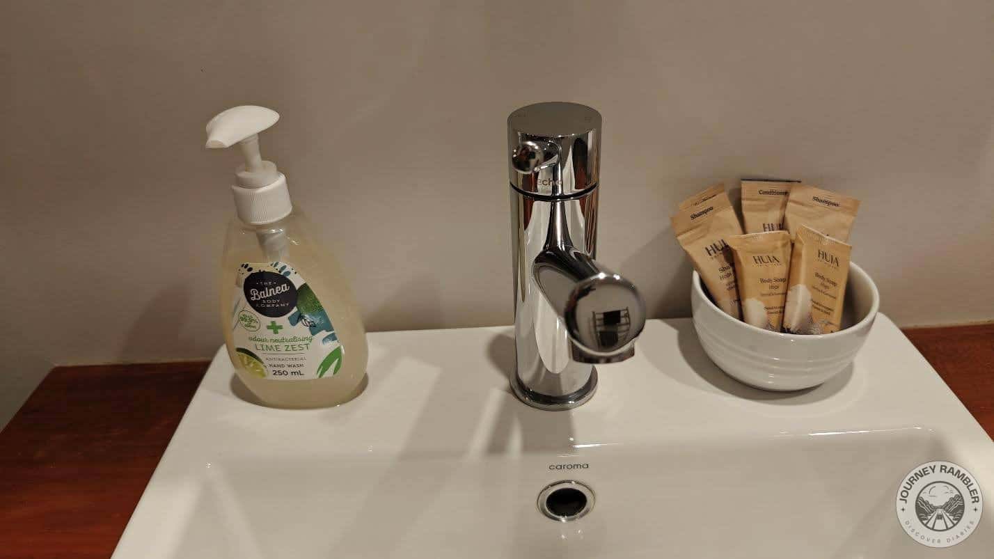 bottle of lime zest flavored handwash