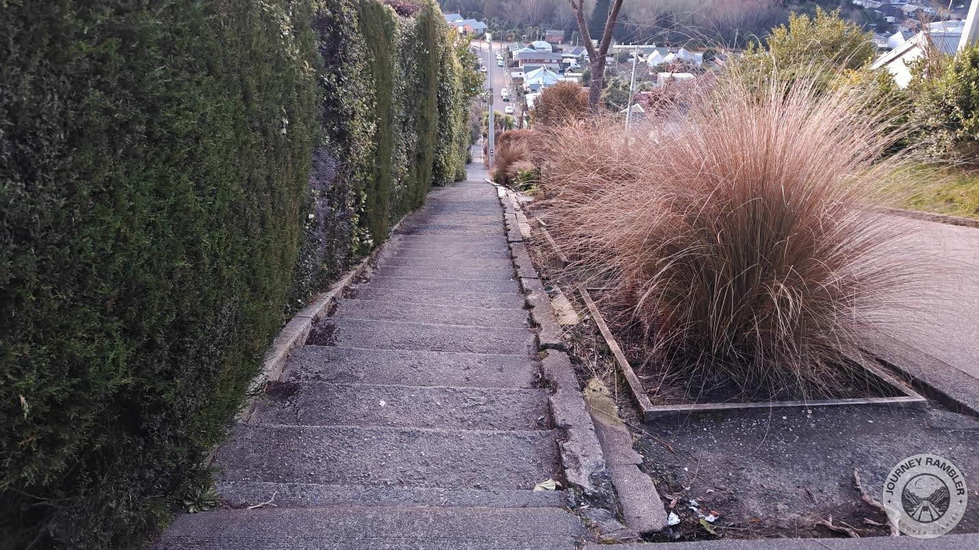 bottom of the hill looked very far away