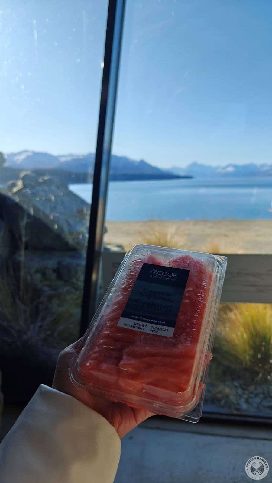 box of freshwater king salmon
