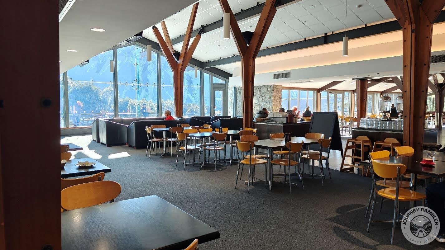 café was still quite empty