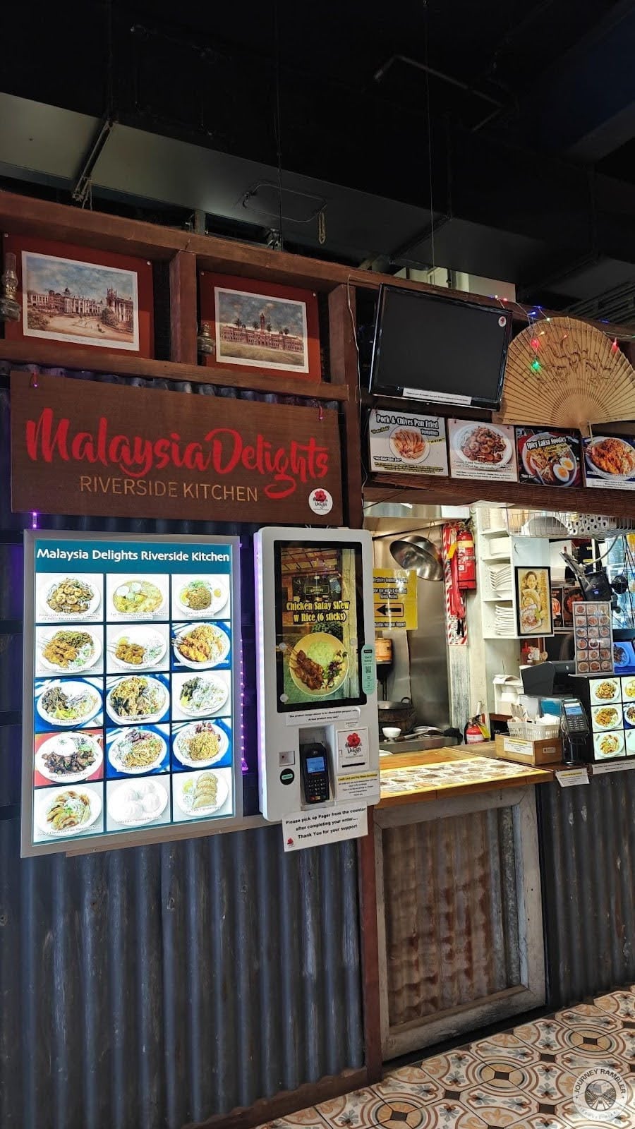 closer look at the Malaysia Delights stall again