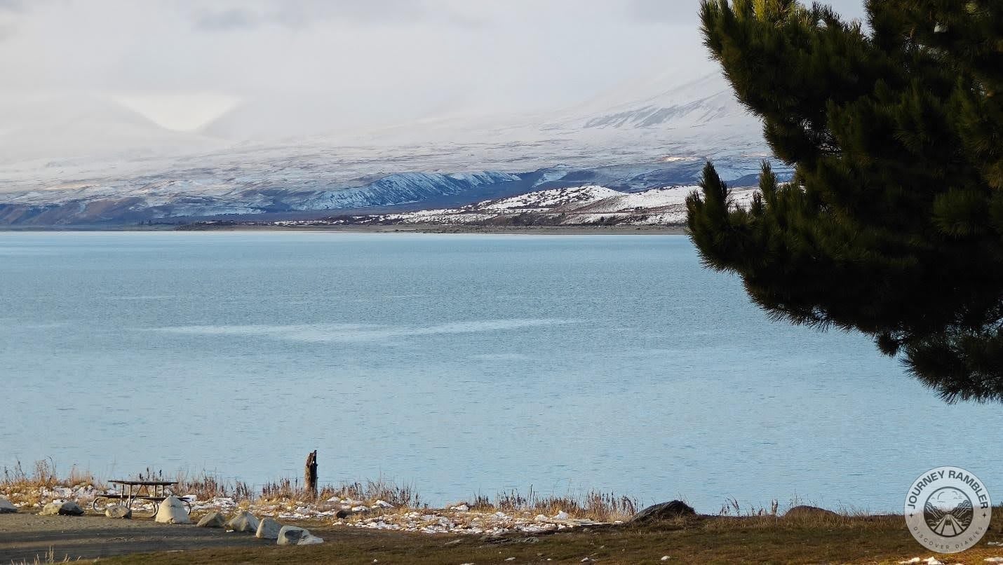 closer to the lake’s edge again