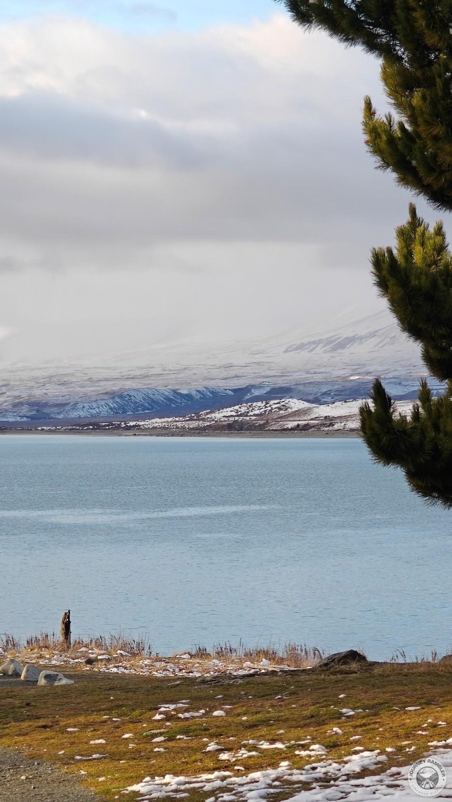 closer to the lake’s edge noon