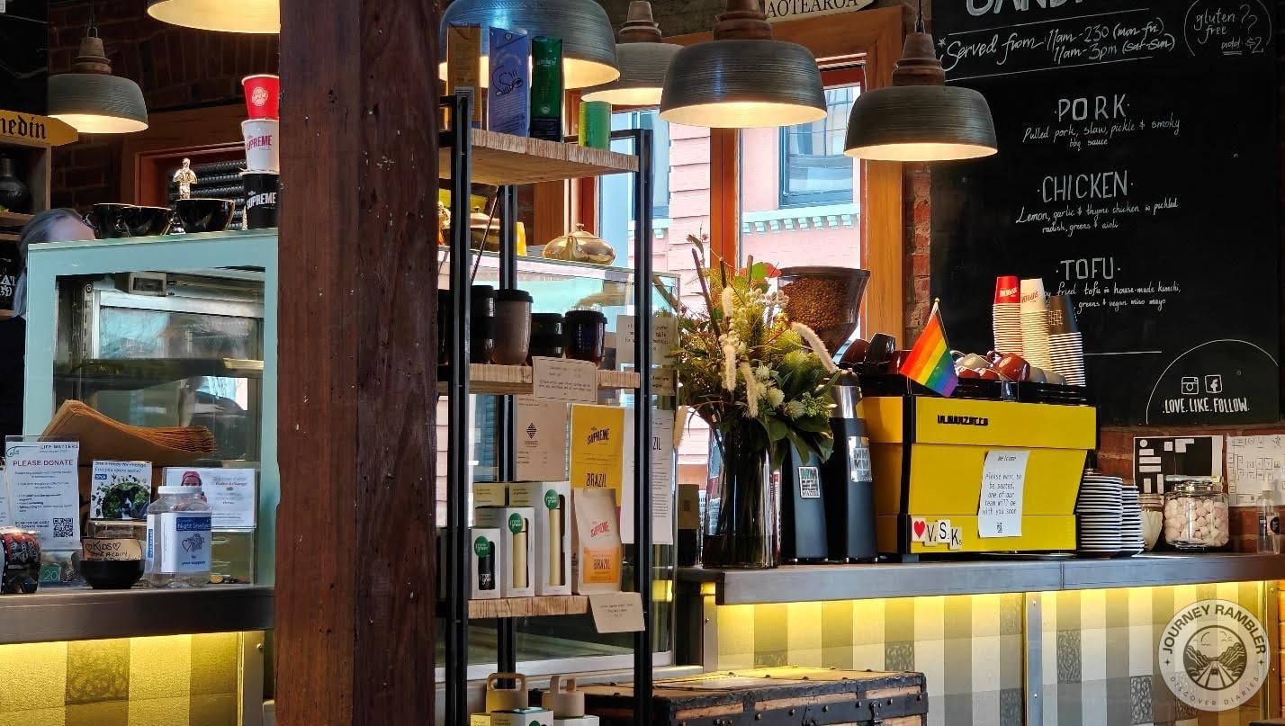 counter was pretty cluttered