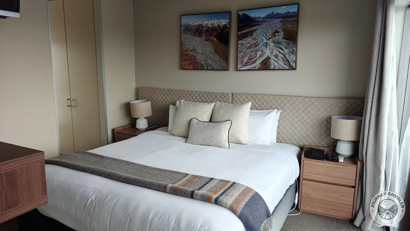 decorated the room with paintings and photographs