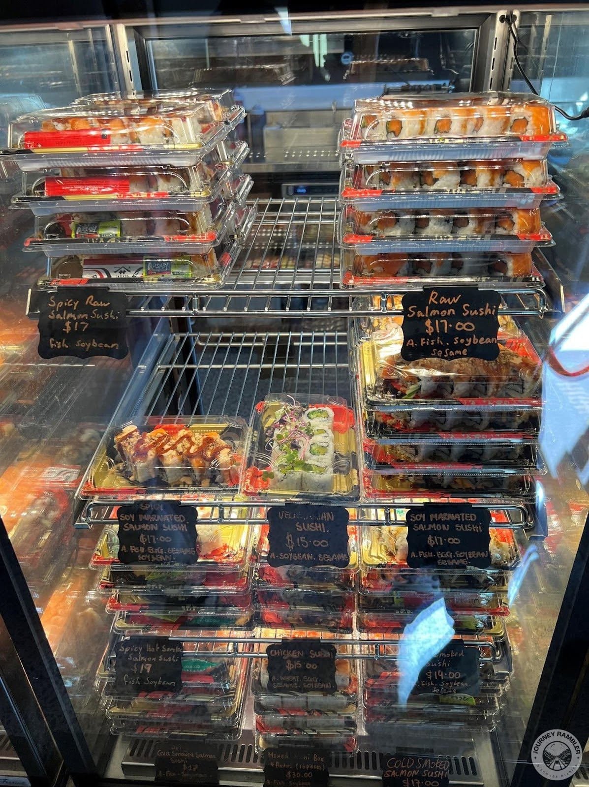 different kinds of sushi
