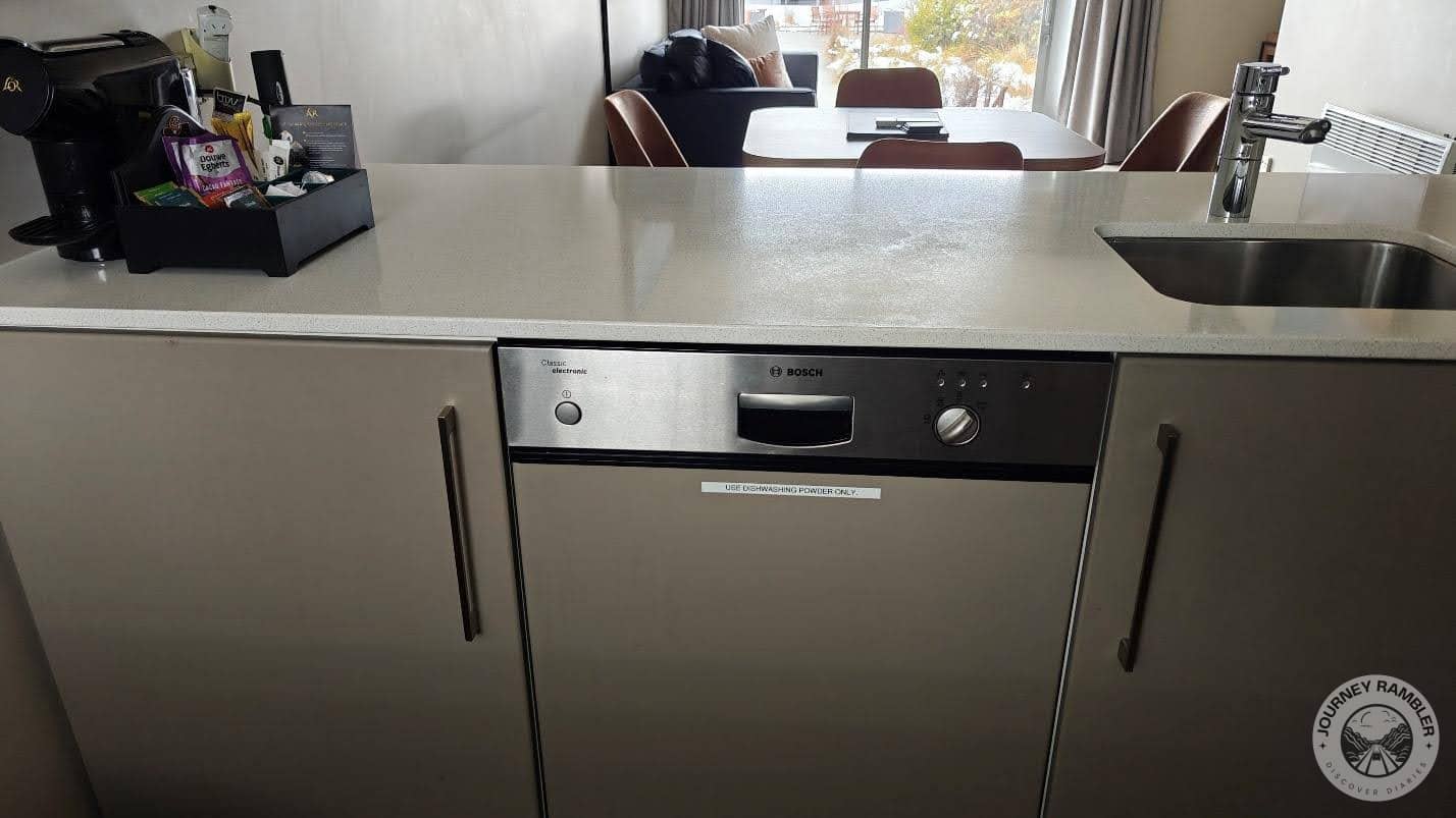 dishwasher and a couple of cabinets