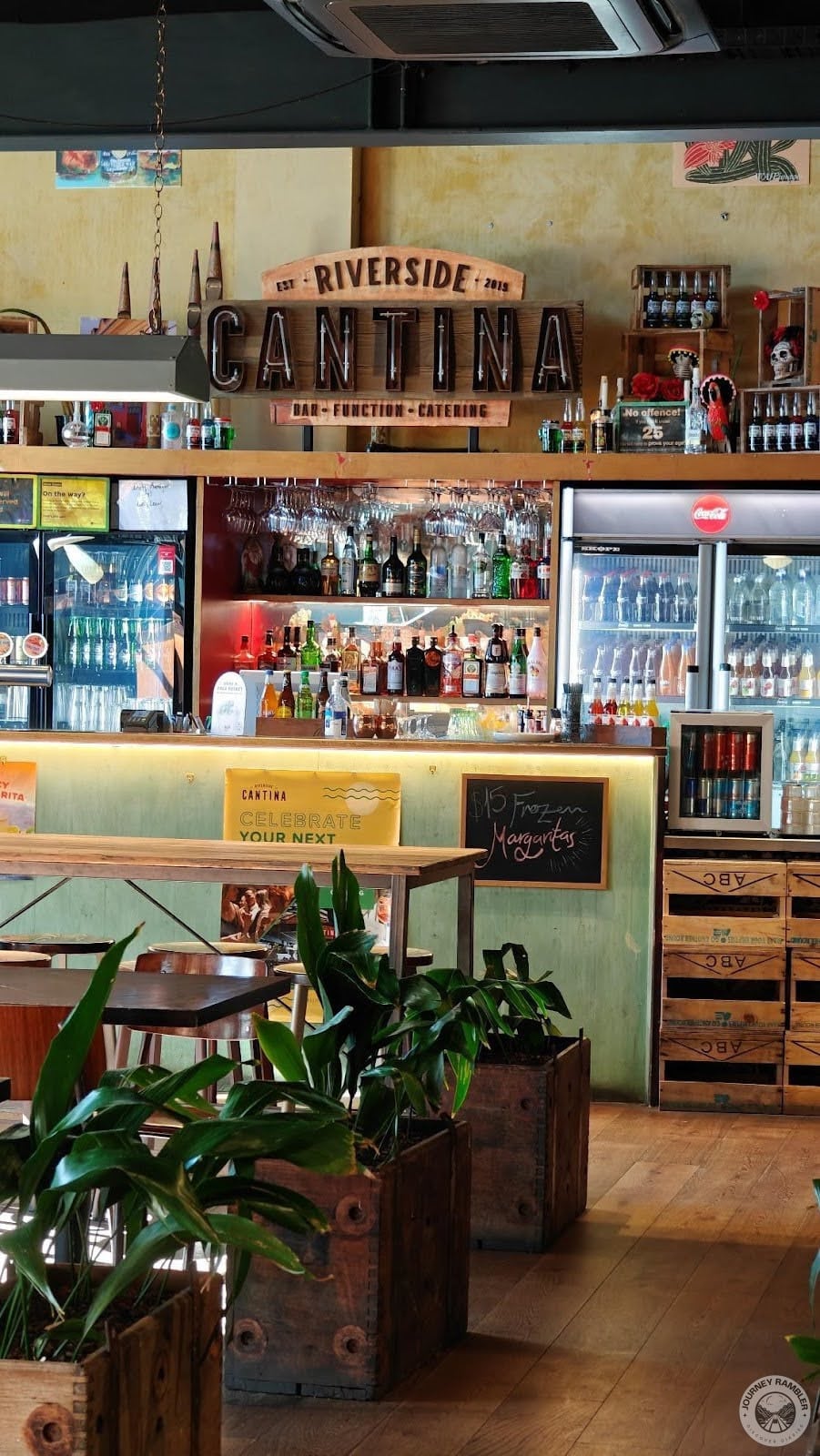 drinks at Riverside Cantina