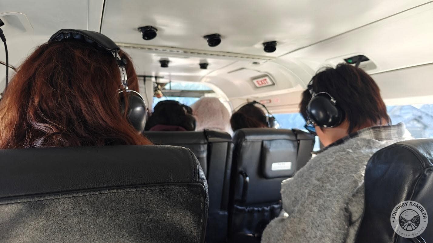 everyone on my tour group wore aviation headsets