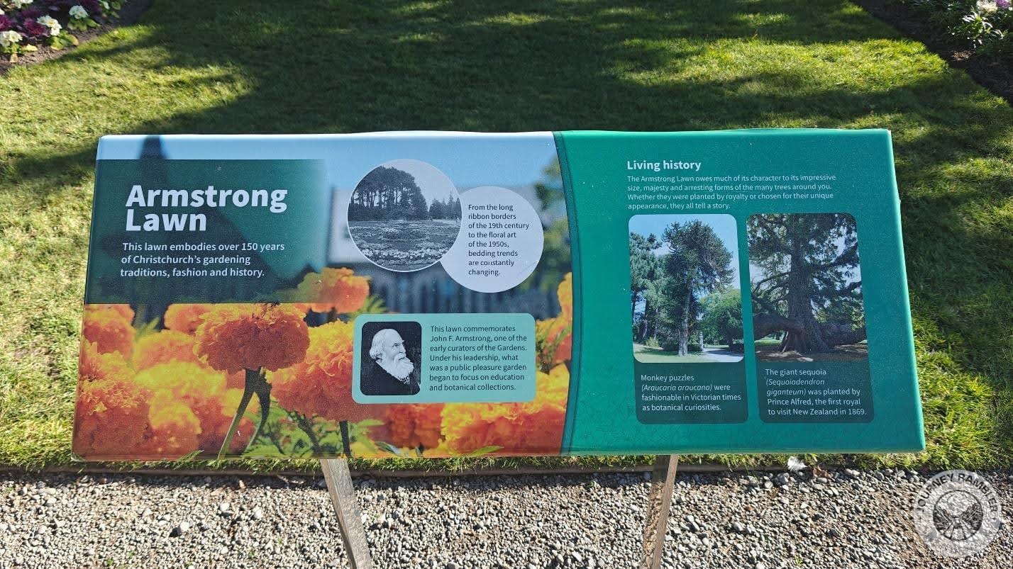 explanation as to why this area is called the Armstrong Lawn