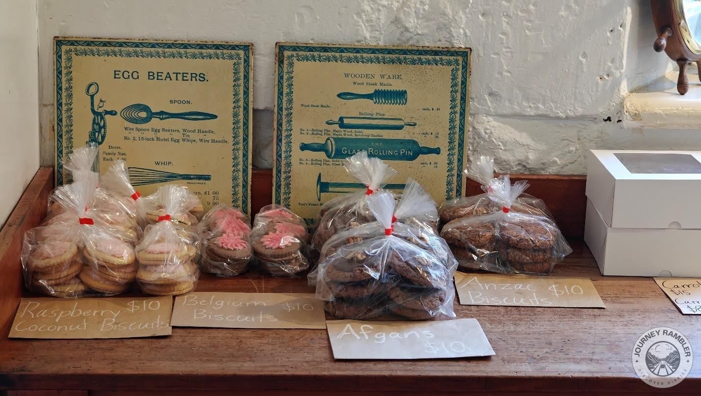 freshly baked biscuits and cookies