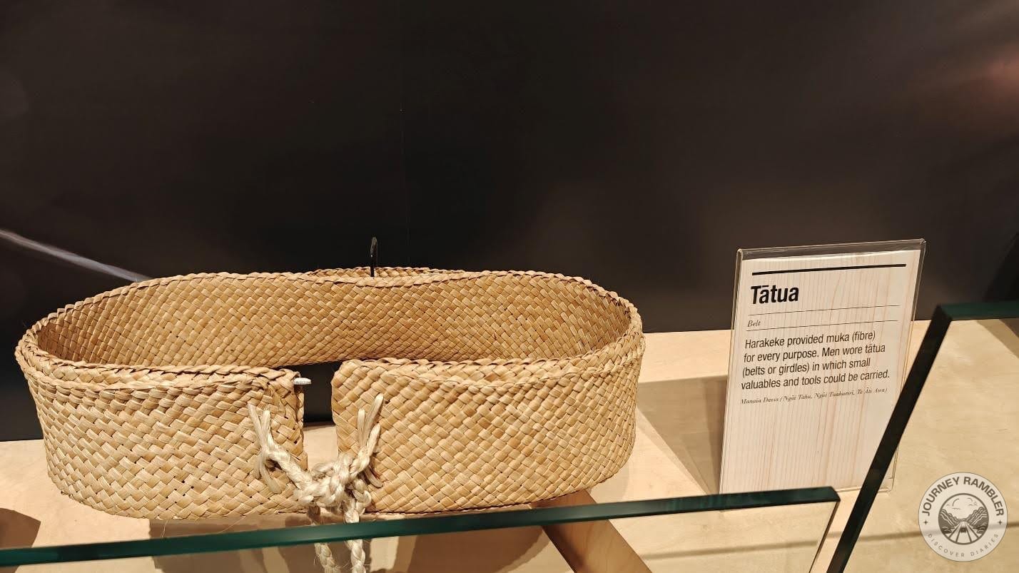 harakeke was also used to make men’s belts