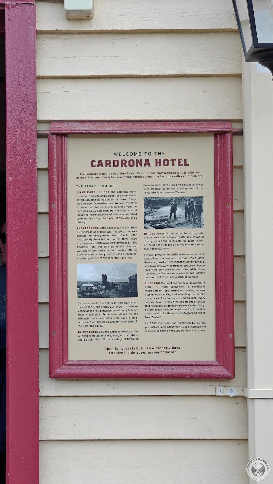 history of the hotel