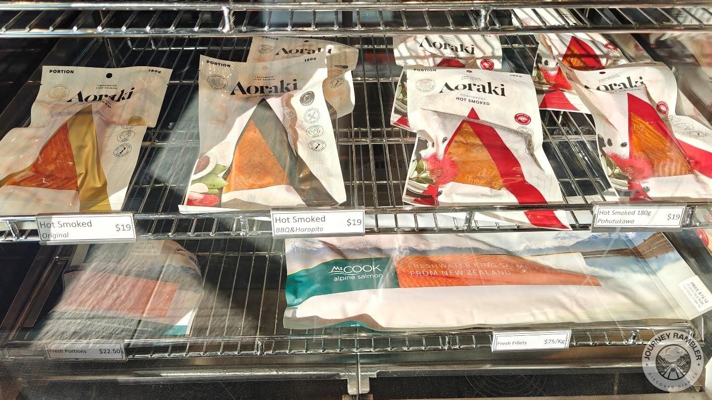 hot smoked salmon in flavors like Original or BBQ & Horopito