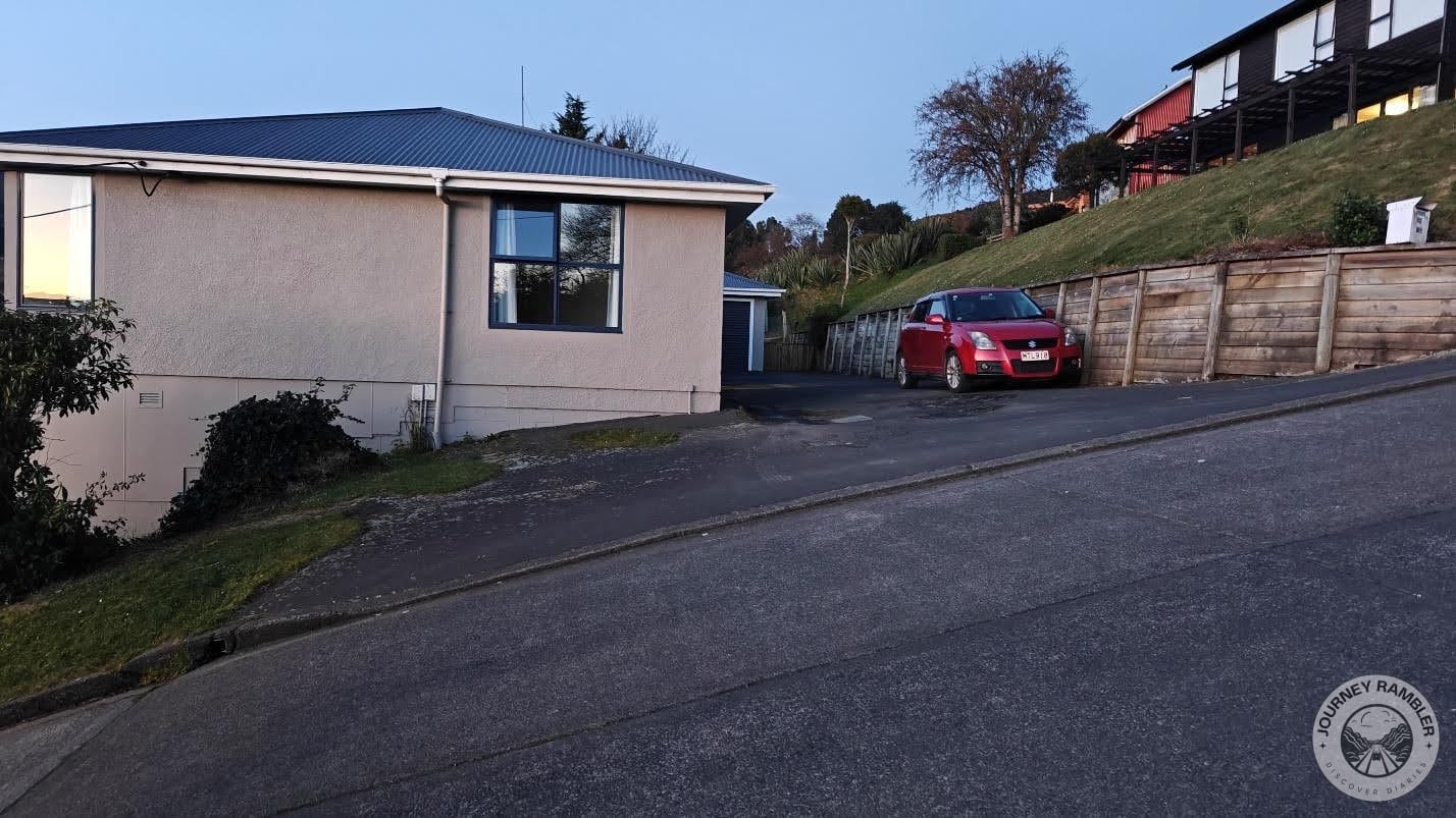 house was only one story at the back but two stories in front