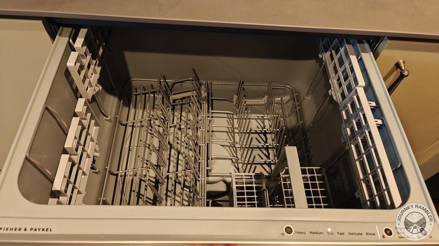 inside the dishwasher