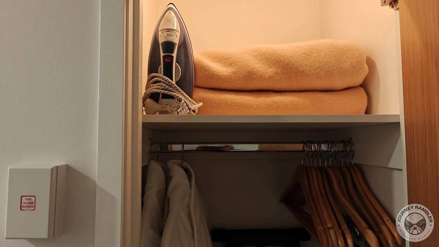 iron and extra blankets