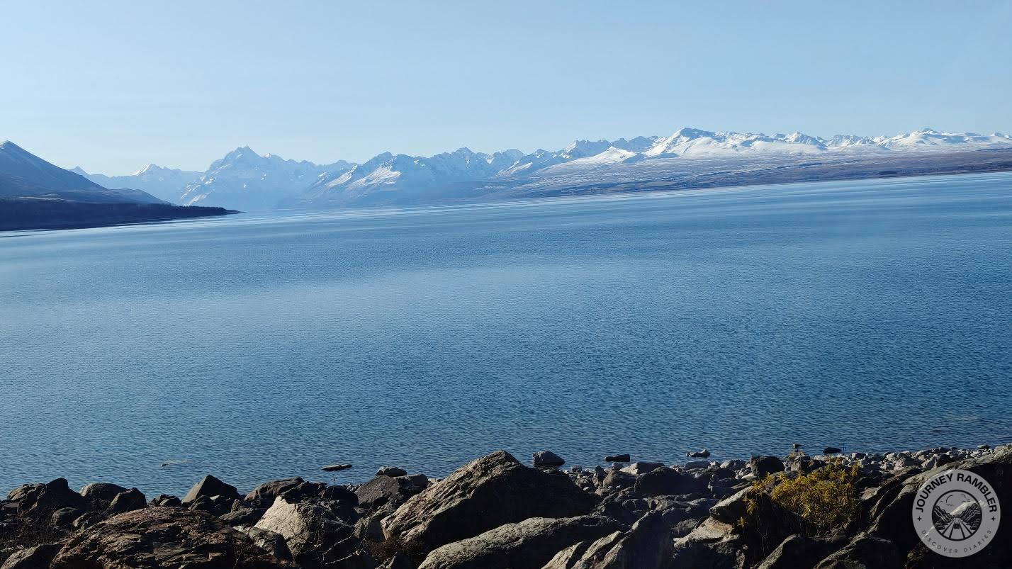 lake and the stunning peaks