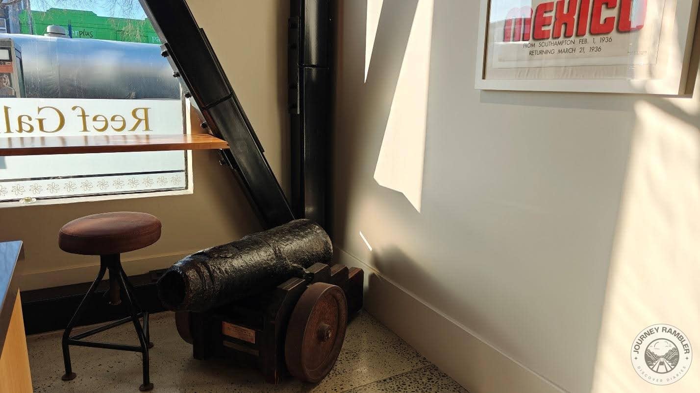 little replica of a cannon