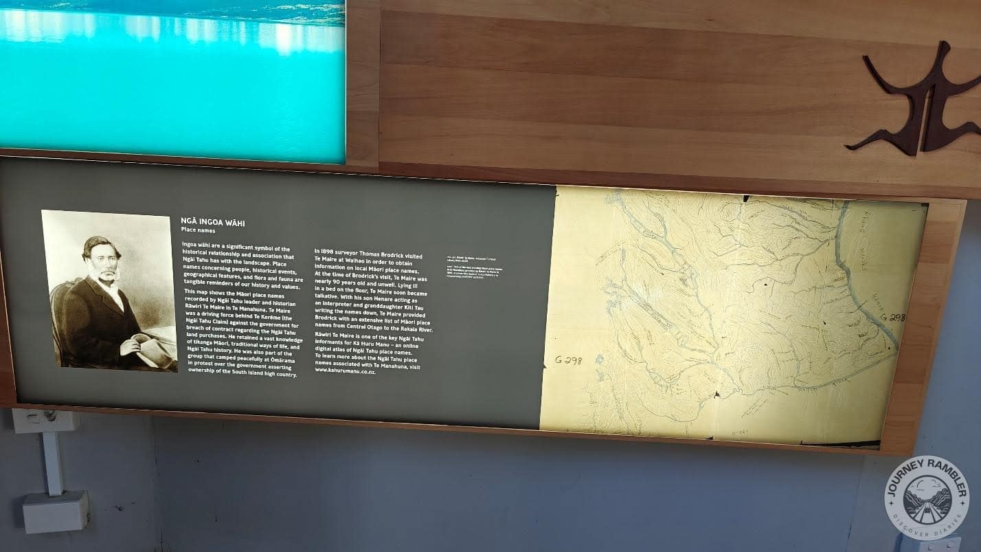 map with all the Maori names marked on it