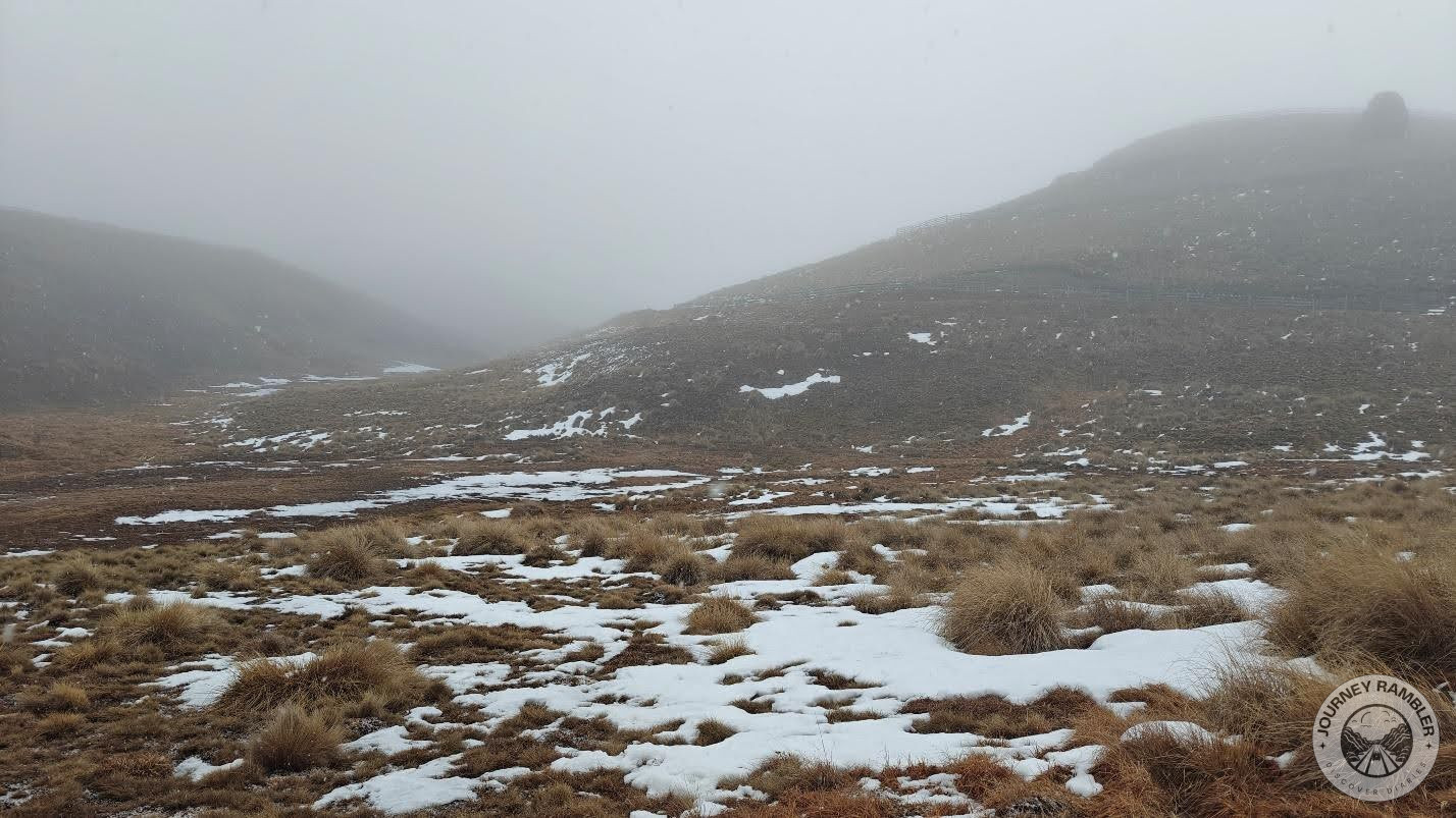 near the strange hill