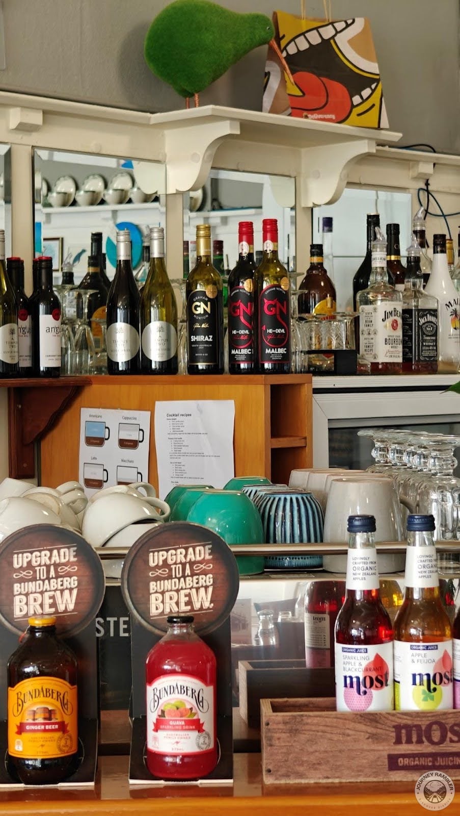 non-alcoholic beverages like ginger beer