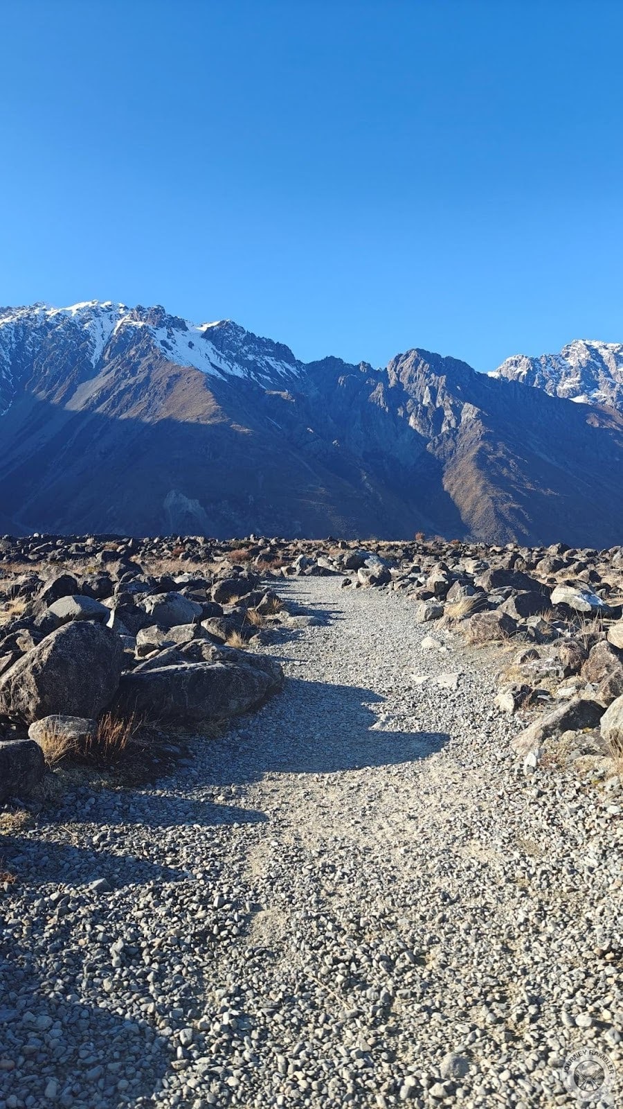 path was really rocky