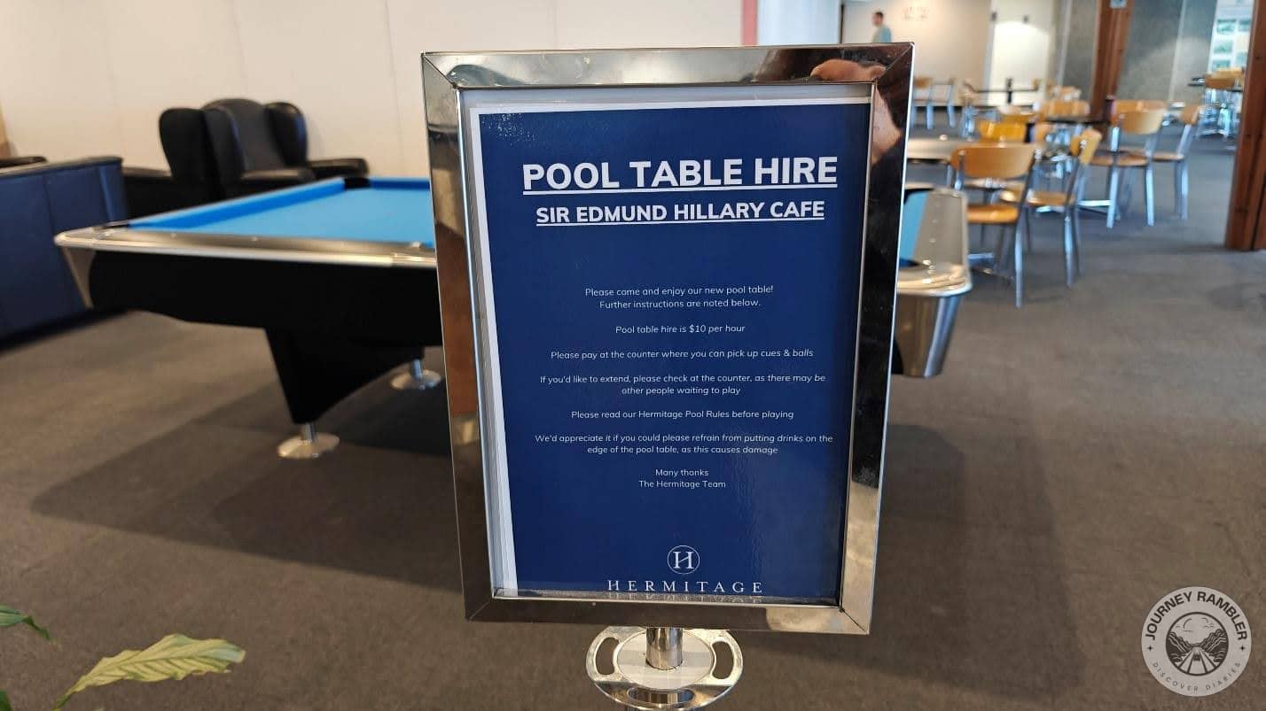pool table hire $10 per hour